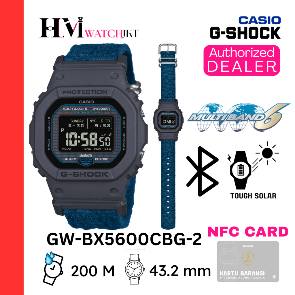 CASIO G-SHOCK GW-BX5600CBG-2DR Jam Tangan Pria Original Digital Antiair GW-BX5600CBG-2 GW-BX5600