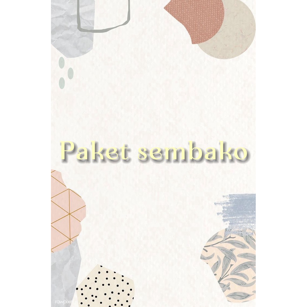bahan pokok