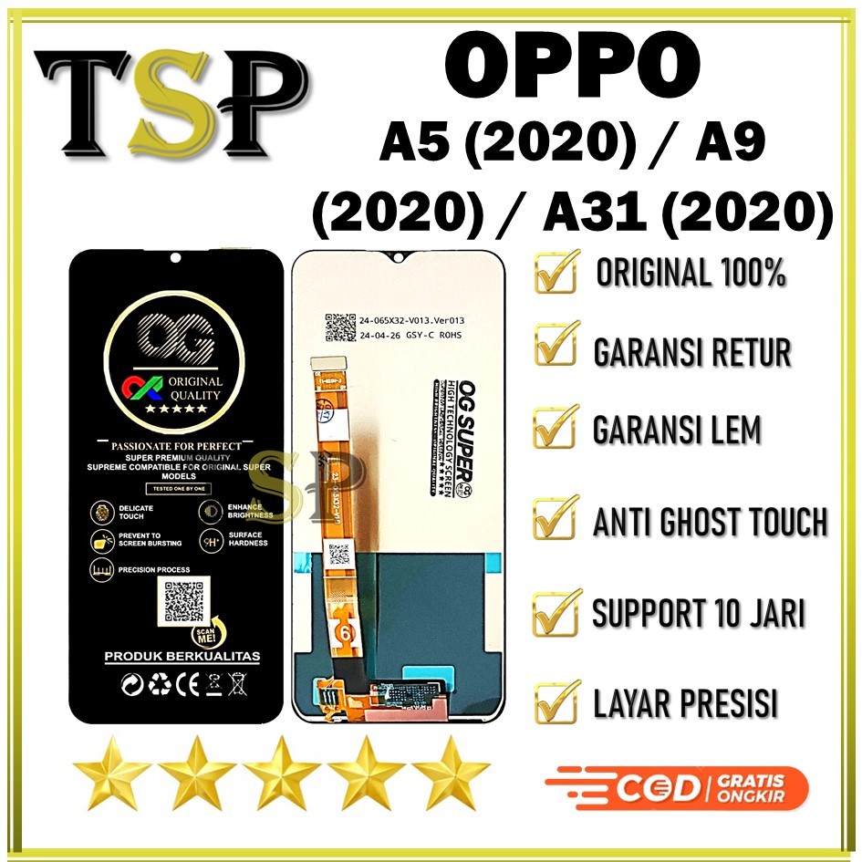 LCD TOUCSCREEN OPPO A5 2020 / A9 2020 / A31 2020 ORIGINAL 100%