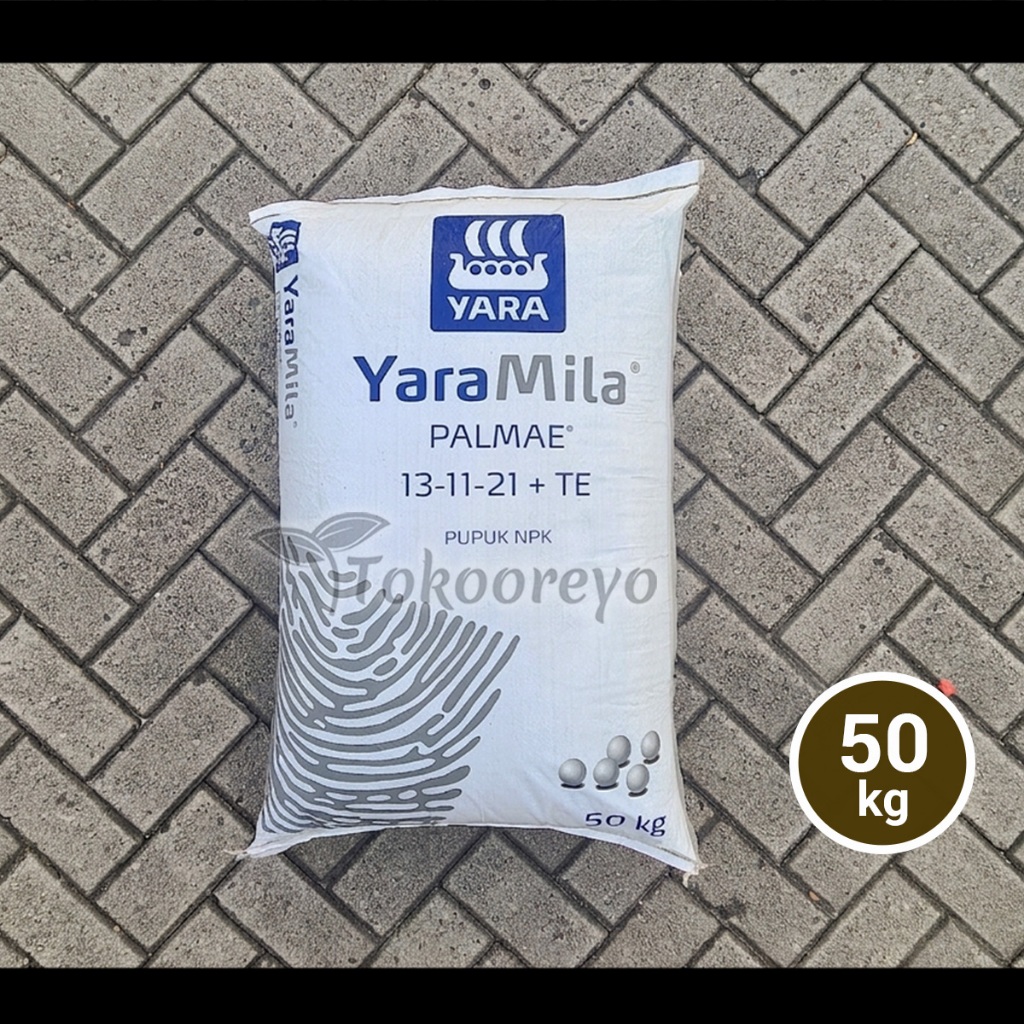 PUPUK YARAMILA PALMAE 13 11 21 + TE 50 KG KP NPK YARA MILA VIA CARGO