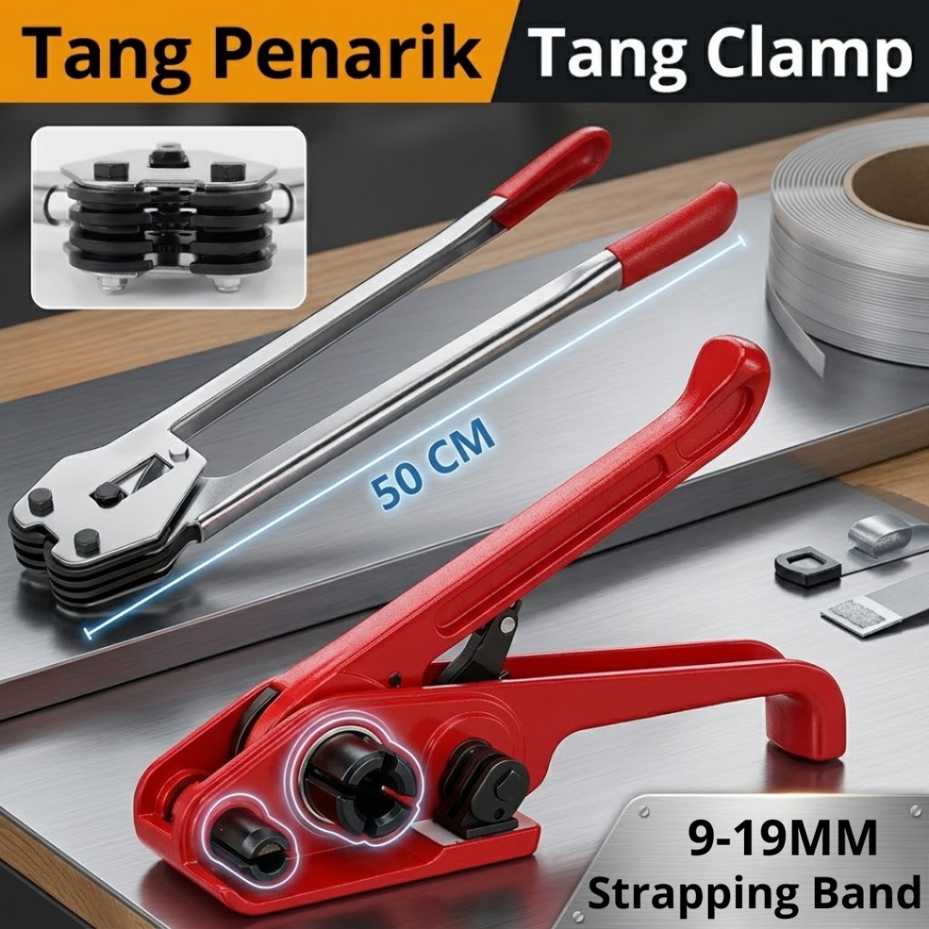 Straping Tool Alat Paking Pp Band Poly Paket Straping Pengikat Tali Strapping