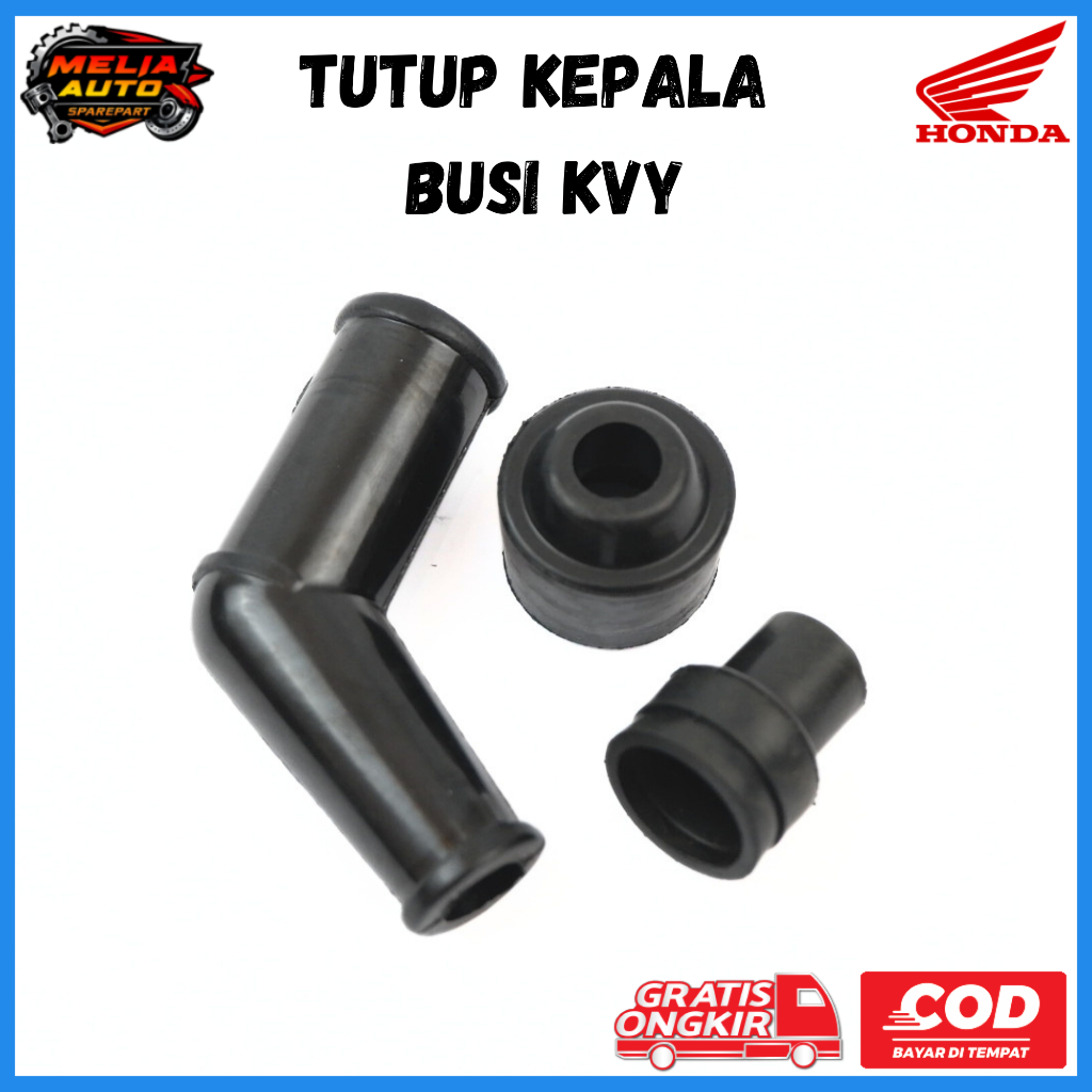 Tutup Kepala Busi KVY Honda Beat Karbu Scoopy Spacy Vario 110 Karbu Cop Busi Motor Ori Awet