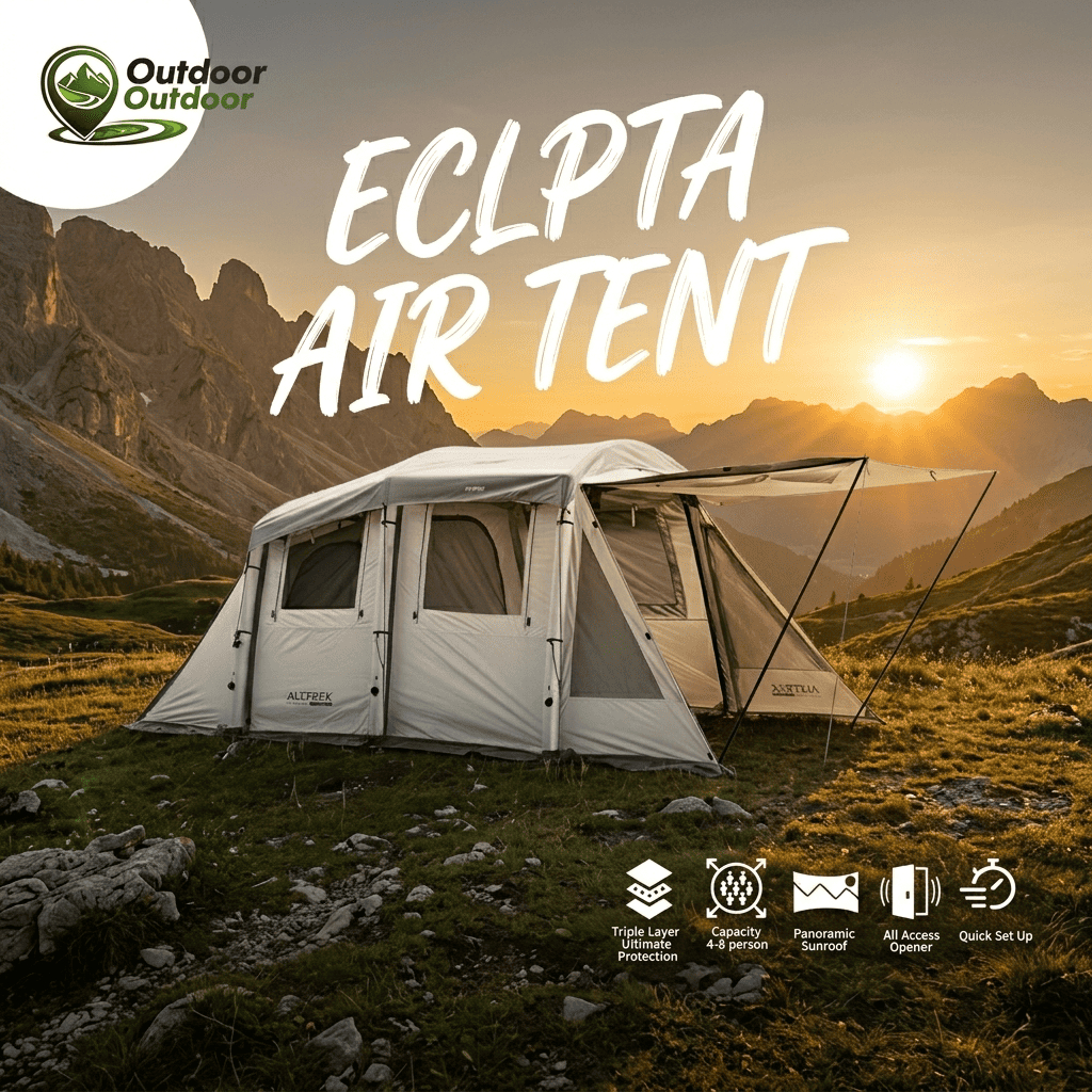 ALLTREK Tenda Camping ECLIPTA AIR Inflatable Air Tent Tunnel
