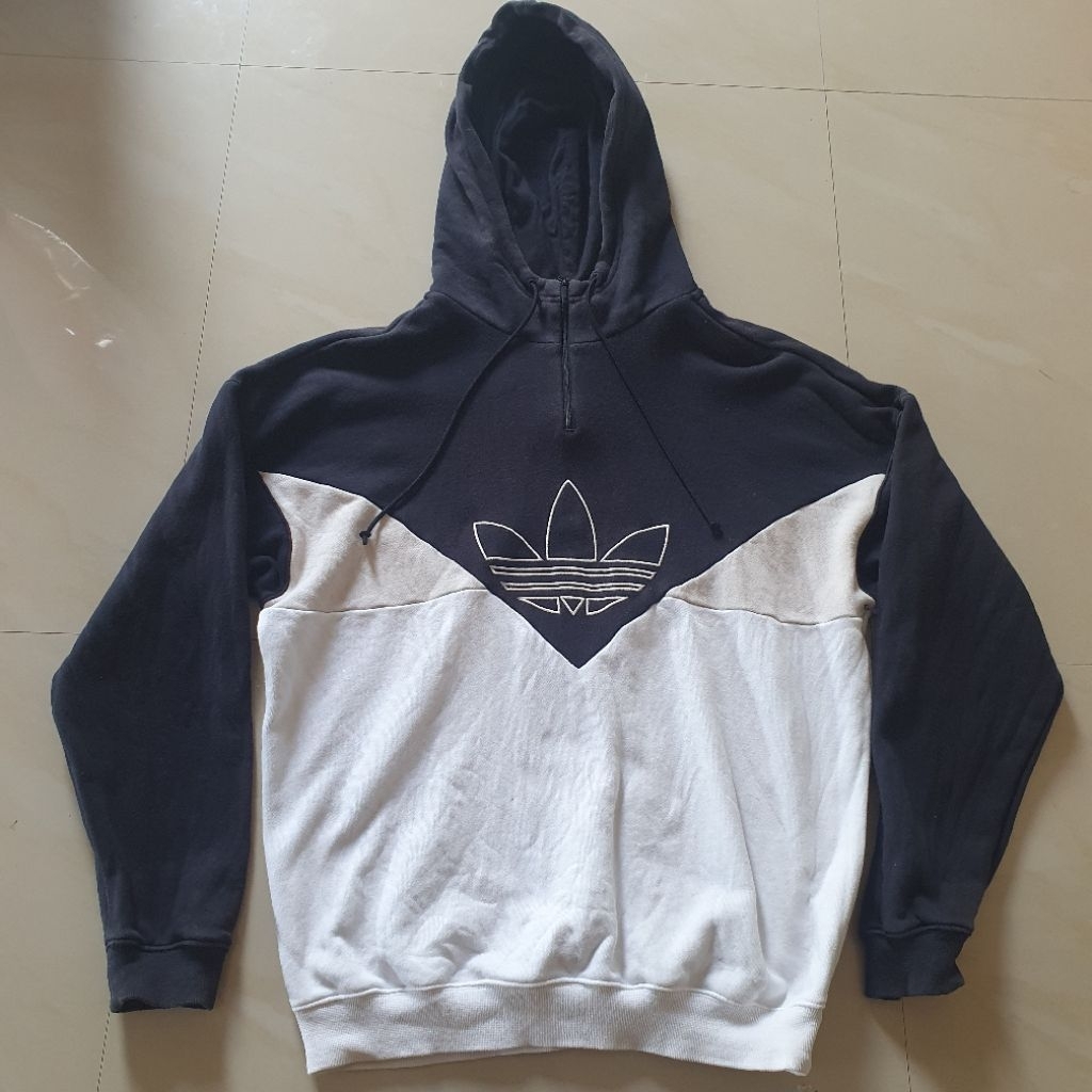 hoodie halfzip adi tritone colour
