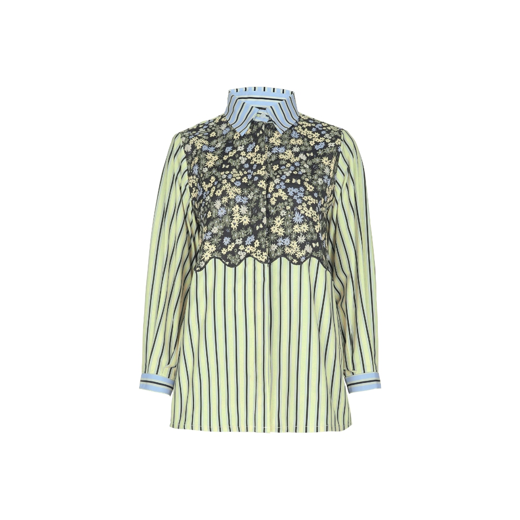 Benang Jarum Black Label - Shevarta Jacquard Shirt - Panacotta
