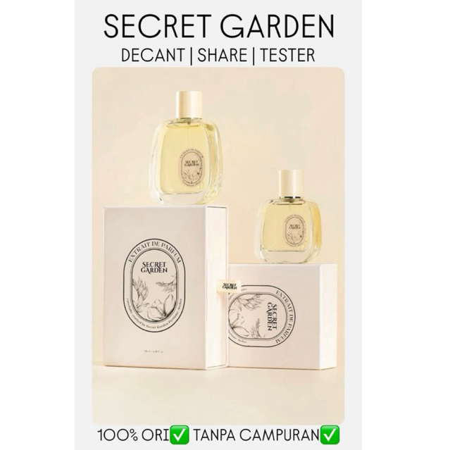 decant secret garden size 1 ml fragipani allure garden noir rosy whisper tuberose dusk citrus blush 