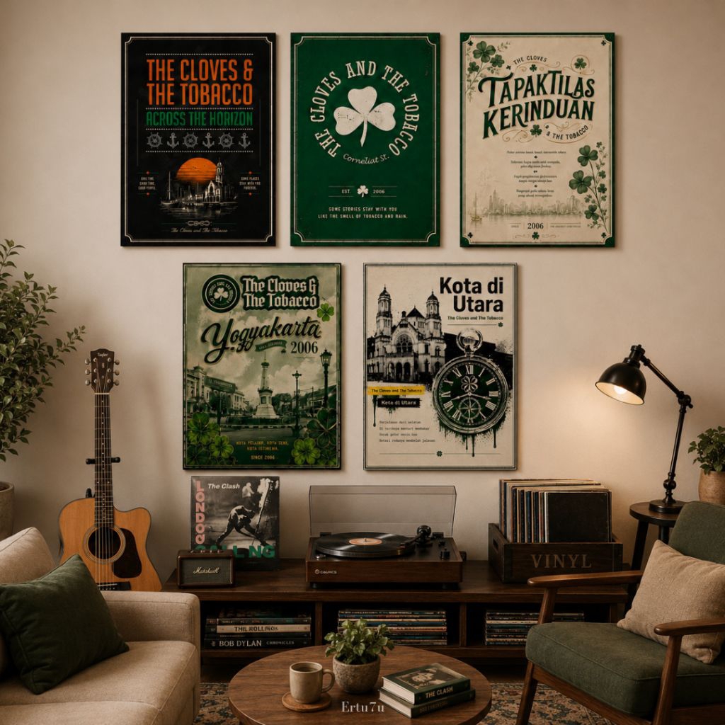 Hiasan Dinding Aesthetic - The Cloves and The Tobacco