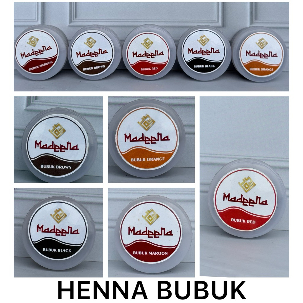 HENNA BUBUK MADEENA/HENNA BUBUK HALAL UNTUK SHOLAT/KUTEK MUSLIMAH/PACAR KUKU