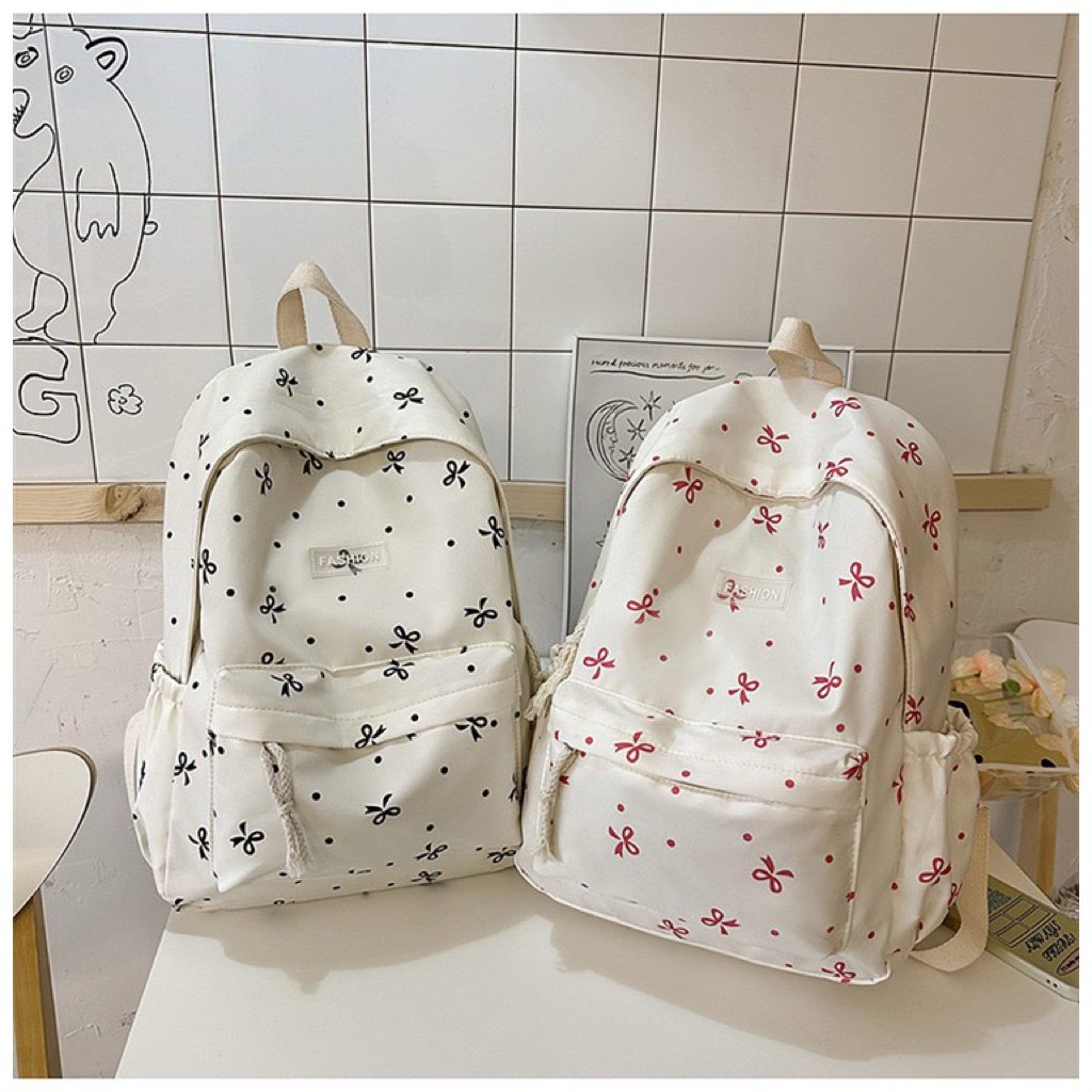 FAIRY DREAMY - Coquette Daily Bag | Tas Ransel Sekolah Korea Coquette Pita
