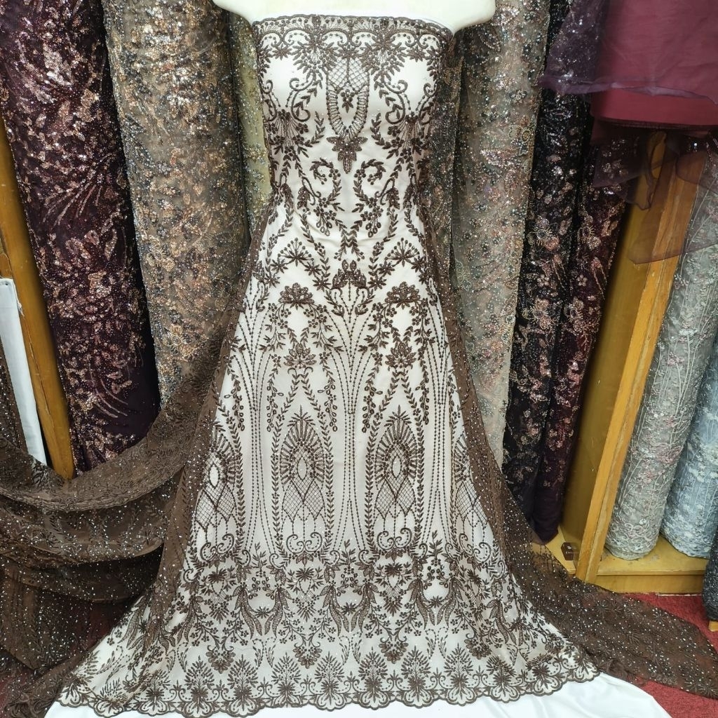 Tile elisab bordir stune/Tile motif elisab stune/Tile motif Terbaru