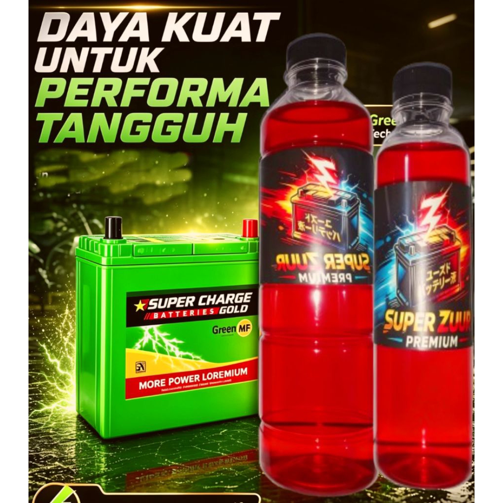 AIR AKI ZUUR MERAH ELEKTROLIT AKI PREMIUM