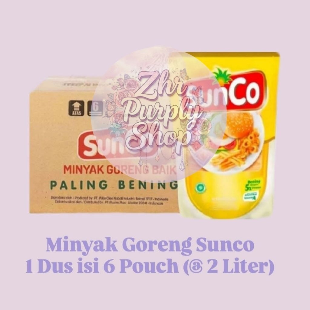 [LGSG KIRIM] [TDK PO] MINYAK SUNCO 1 DUS (2 LITER ISI 6 POUCH)