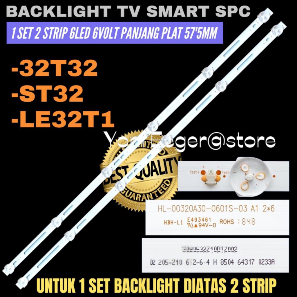 BACKLIGHT TV LED SMART TV SPC 32 INCH 32T32- ST32- LE32T1 BACKLIGHT TV LED SPC 32 INCH