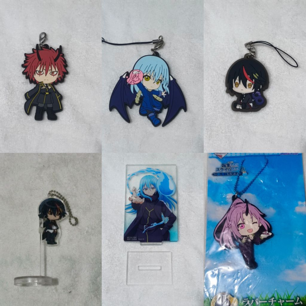 [OFFICIAL] KEYCHAIN AKRILIK/RUBBER/STANDEE TENSEI SHITARA SLIME RIMURU - RIMURU/DIABLO/BENIMARU/DLL