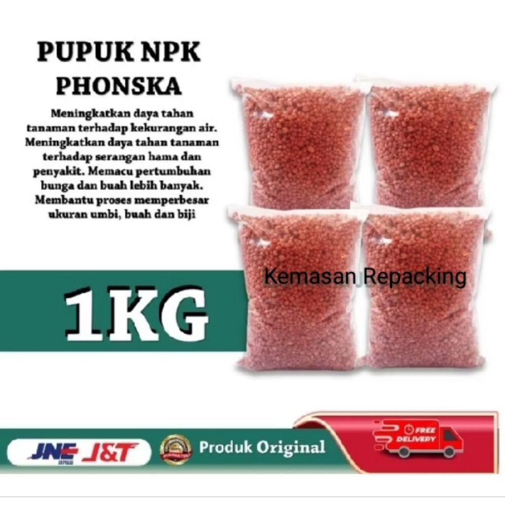 Pupuk PHOSKA non subsidi kemasan Repack 1kg