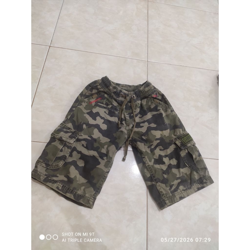 celana pendek army anak cowok cardinal