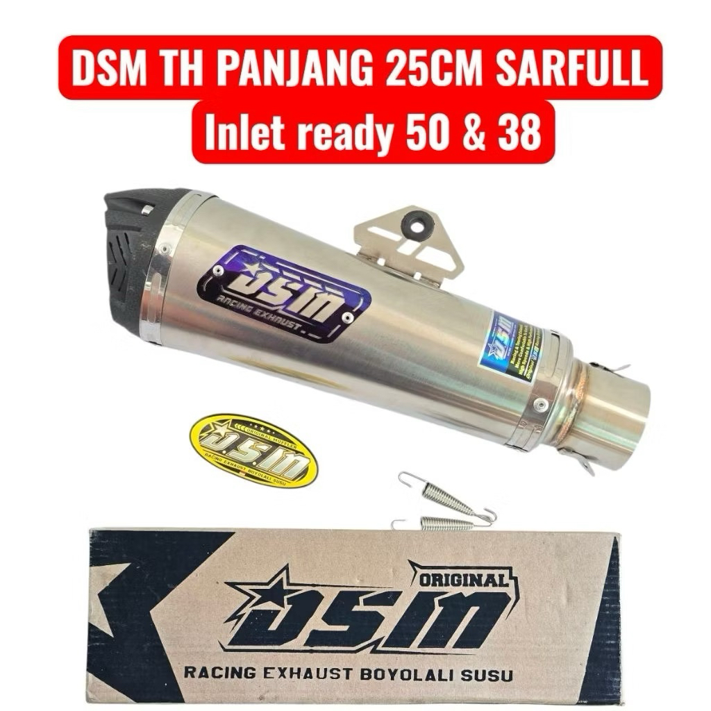 Knalpot DSM RACING Model Th Slencer Dsm Th Termurah