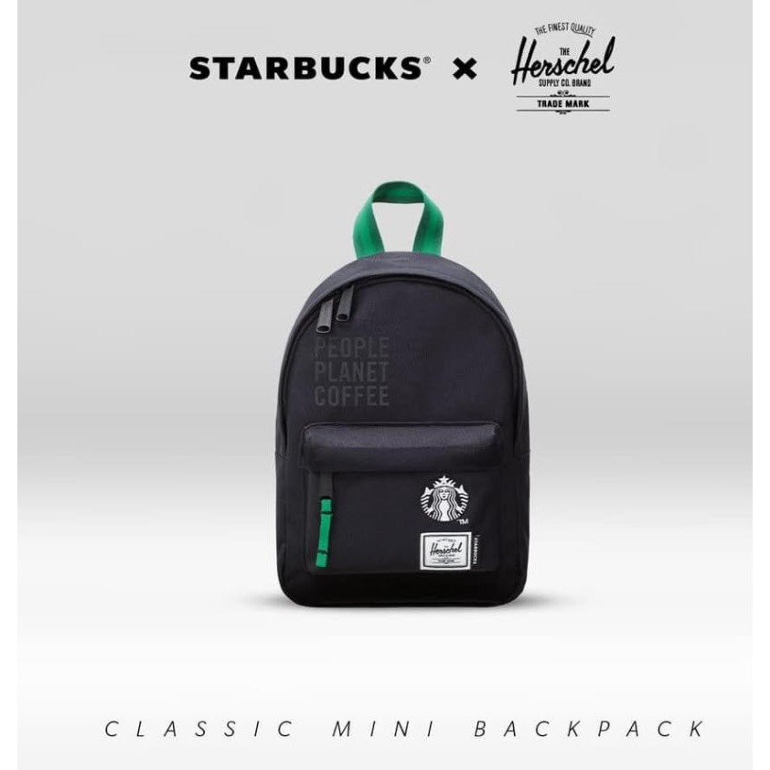 Tas Starbucks x Herschel Mini Backpack PPC People Planet Coffee