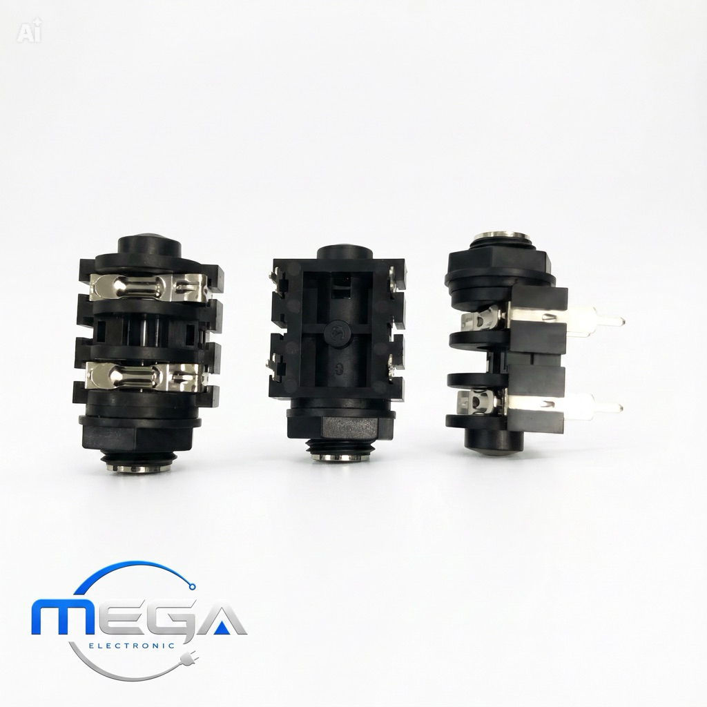 SOKET AKAI SOCET AKAI MIC MONO KELABANG SOKET 6.5mm
