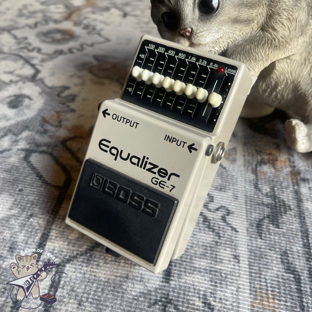 BOSS GE-7 EQUALIZER PEDAL EFEK GITAR BASS BEKAS