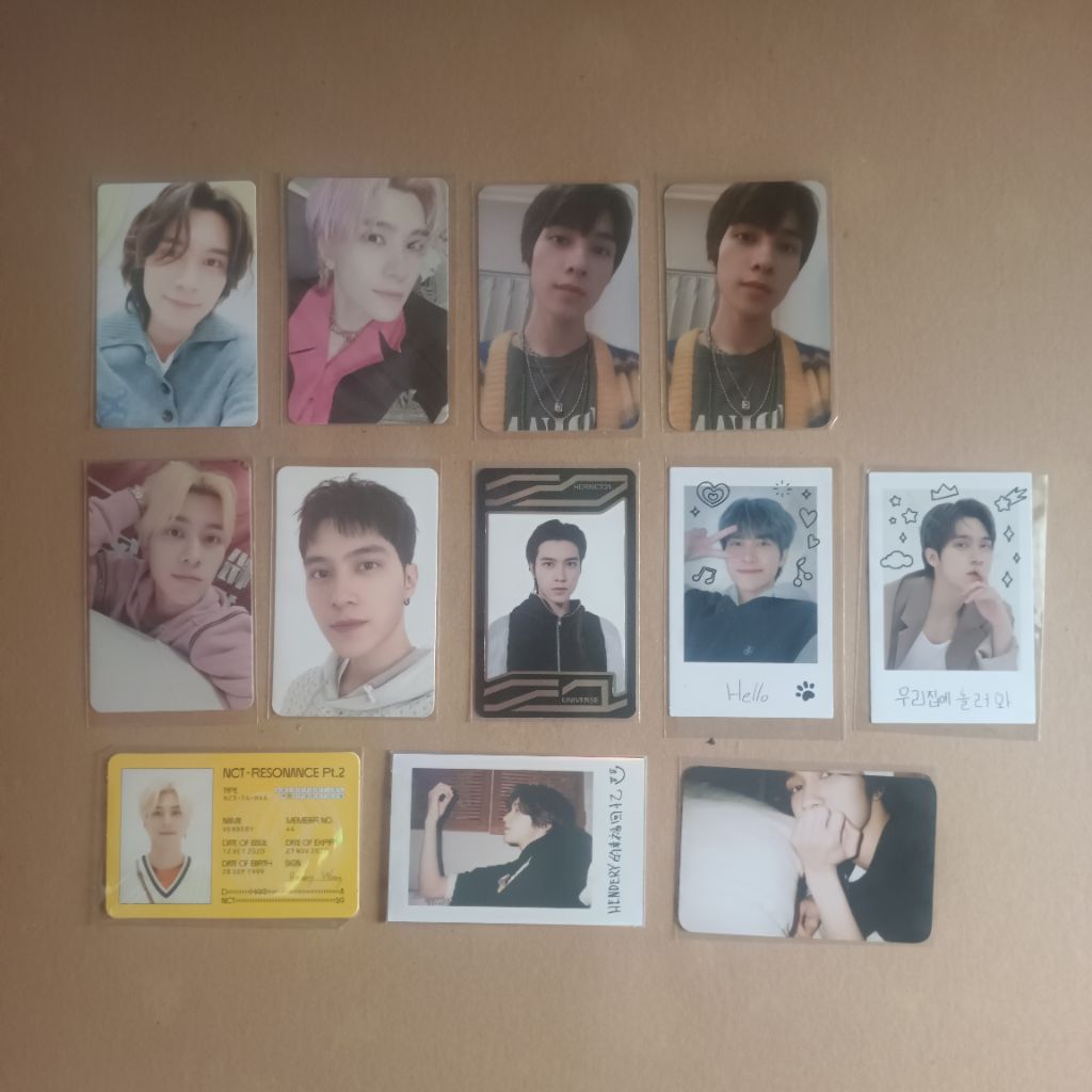 [READY] CLEARANCE SALE WAYV HENDERY PHOTOCARD HENDERY PHOTOCARD HENDERY PC ID CARD FS FANSIGN PHOTOC