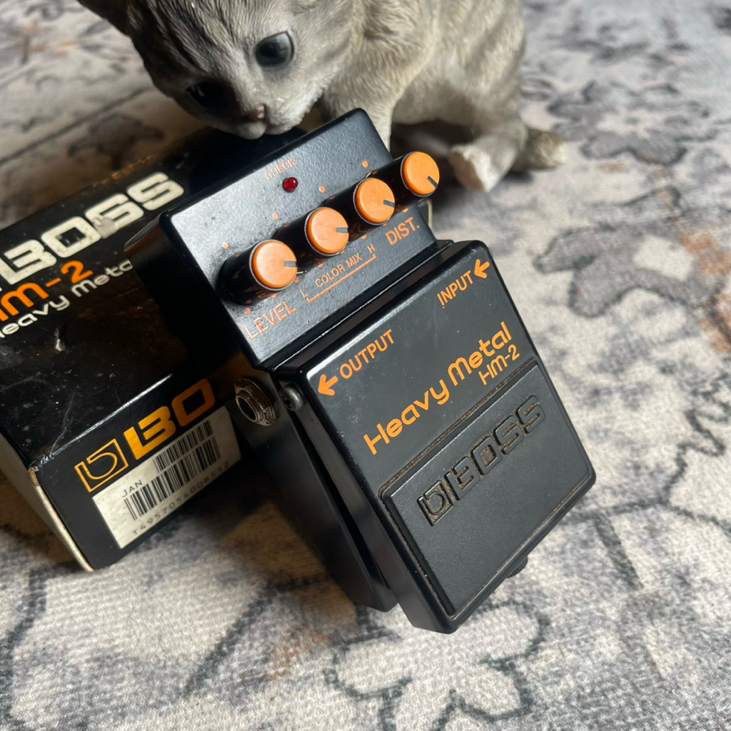 BOSS HM-2 HEAVY METAL DISTORTION DISTORSI PEDAL EFEK GITAR BASS BEKAS