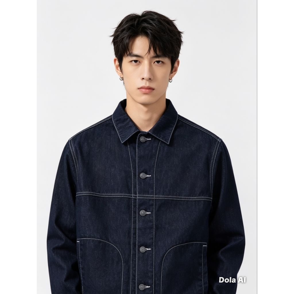 rove.noir jaket  denim Gramicci