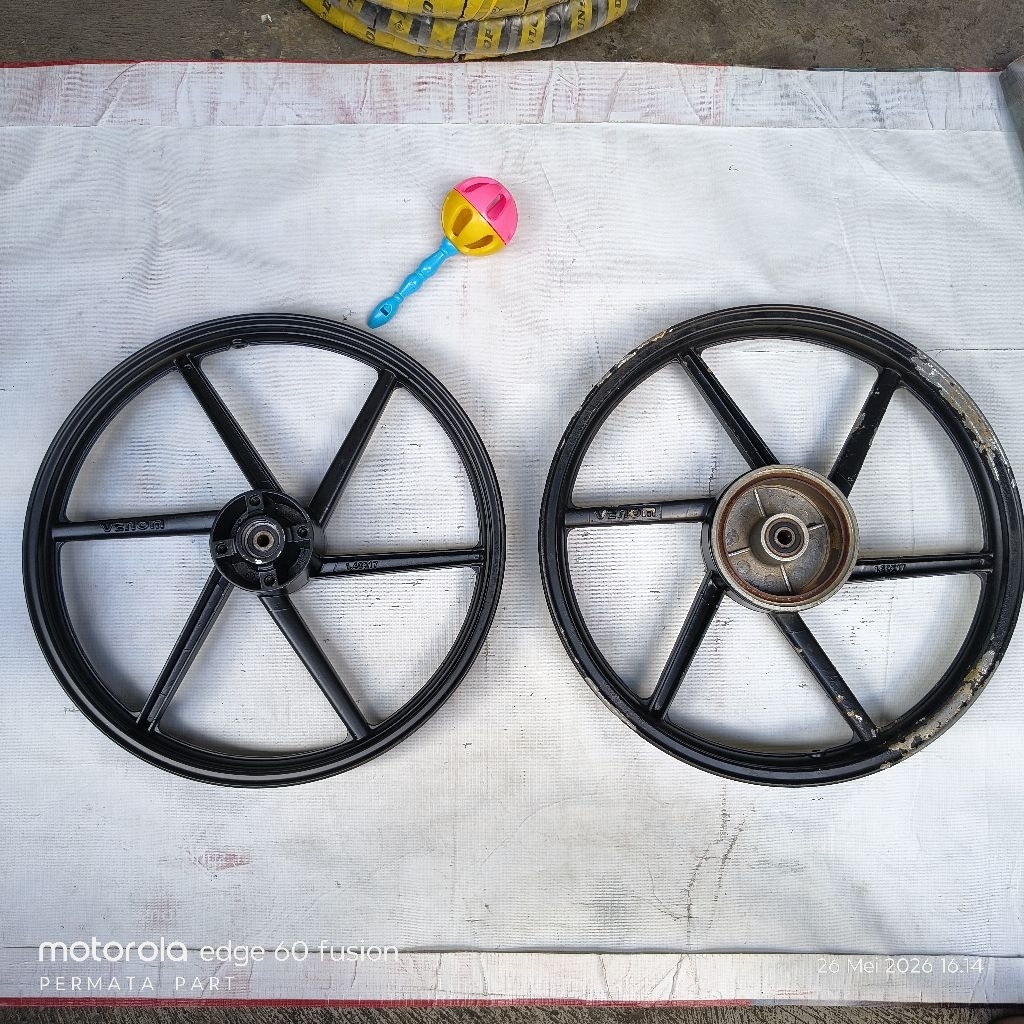 velg velk yamaha fizr fiz sigma jupiter z vega crypton palang 6 miring VENOM uk 140 160 r 17 tromol 