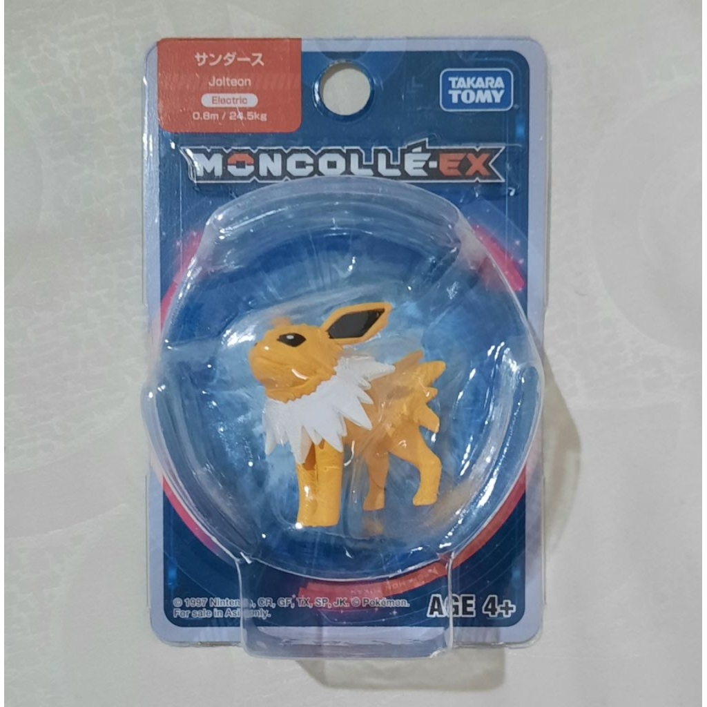 Moncolle Pokemon figure Jolteon merek takara tomy
