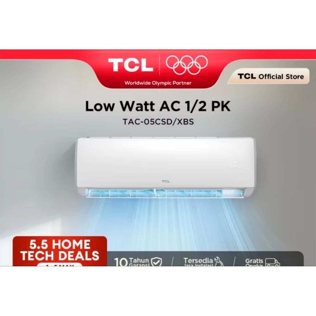 TCL AC TAC 05 CSD/XBS 0.5 PK AC Low Watt