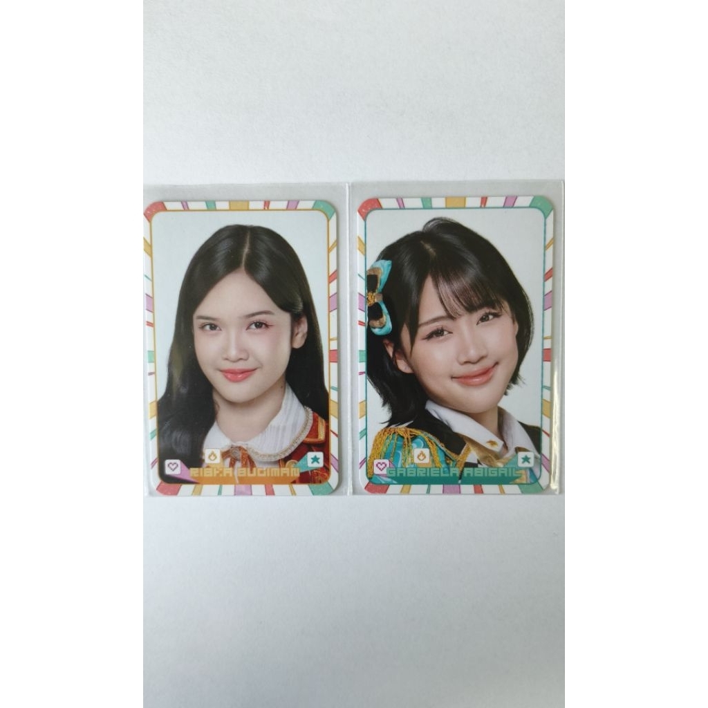 Photocard Ella & Ribka JKT48  Personal Meet & Greet Festival Love Dream & Passion
