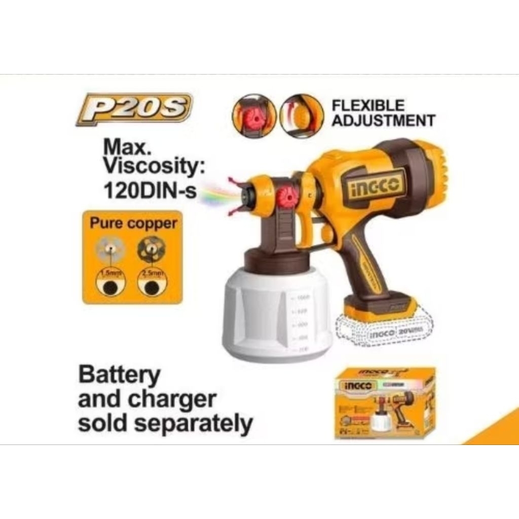 Ingco Cordless Spray Gun