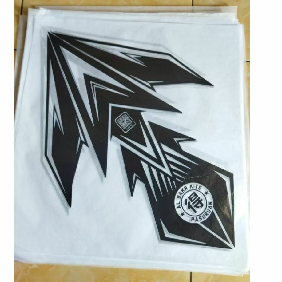 Kertas Layangan Sukhoi 1 Warna Hitam