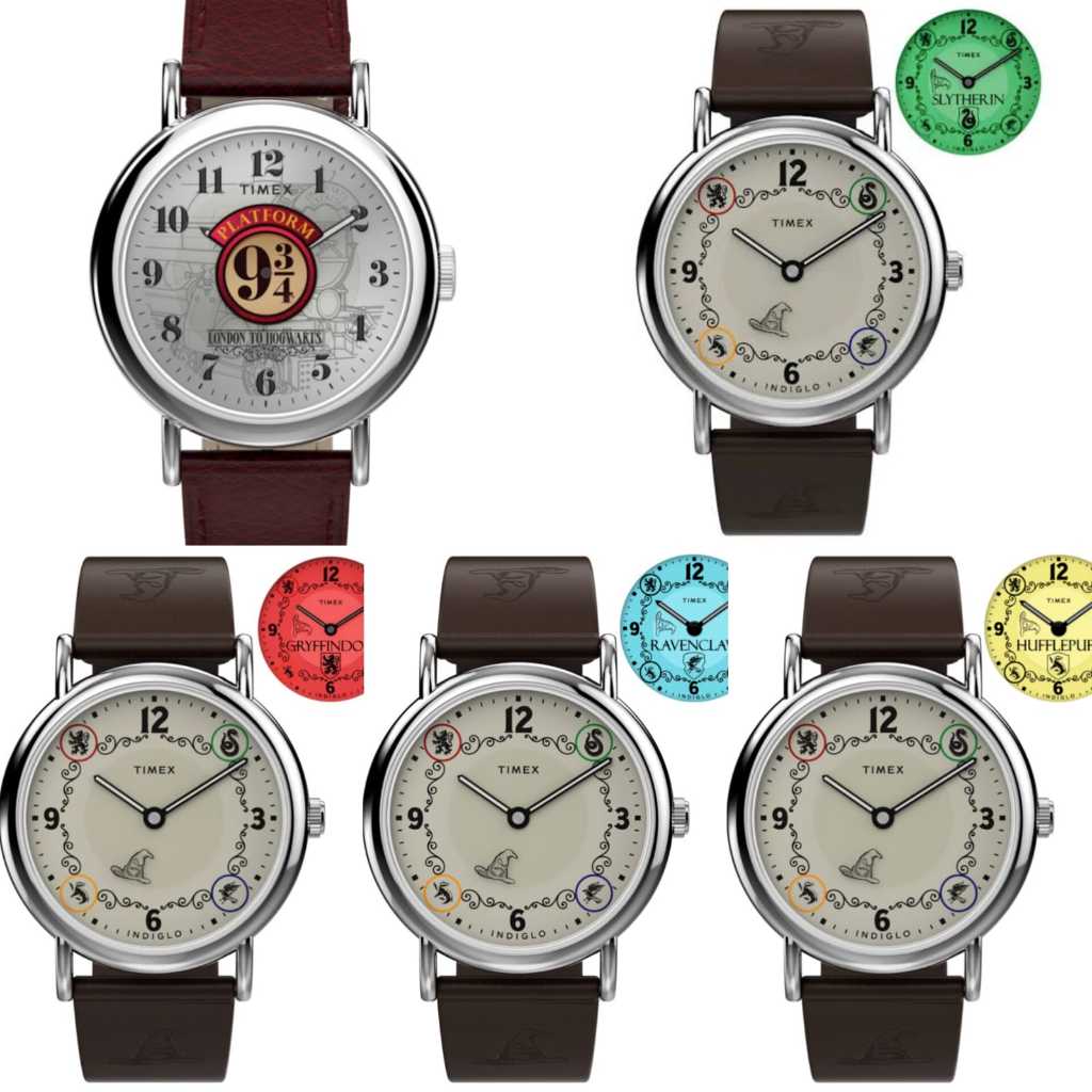 Jam Tangan Harry Potter x Timex TW2Y76200 TW2Y76300 TW2Y76400 TW2Y76500 TW2Y76600 Weekender Leather 