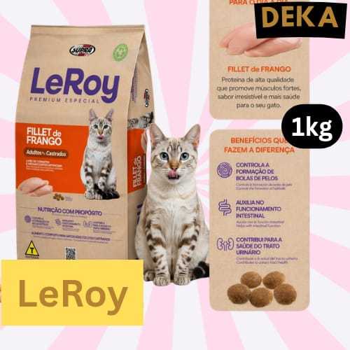 LEROY Makanan Kucing Rasa Daging Ayam 1kg