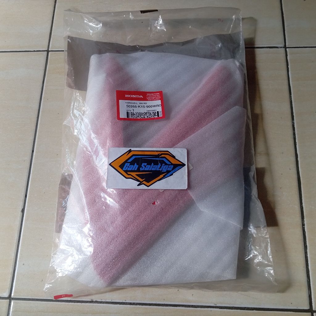 Sayap tangki kiri cb 150 r old 2012~2014 merah Ferarri 50265K15900WRD