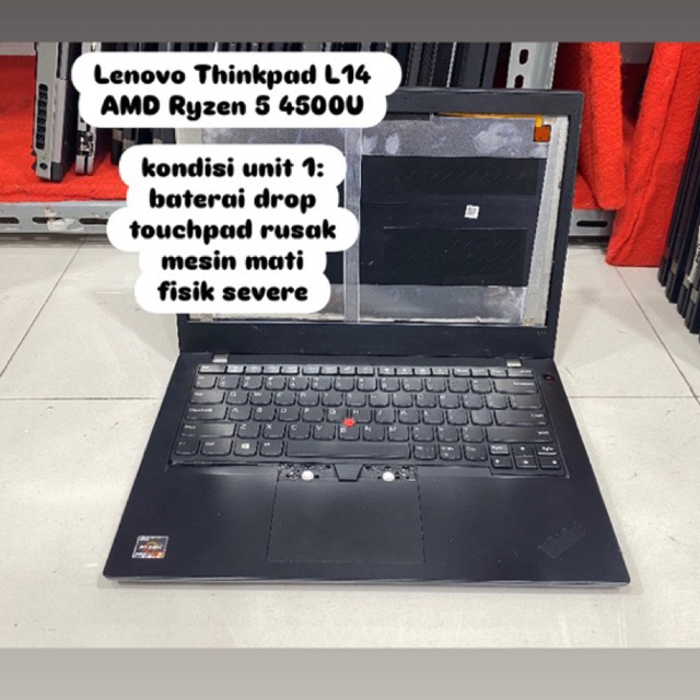 Lenovo Thinkpad L14 Amd Ryzen 5 4500u & L14 i5 gen 10 NO RAM NO SSD