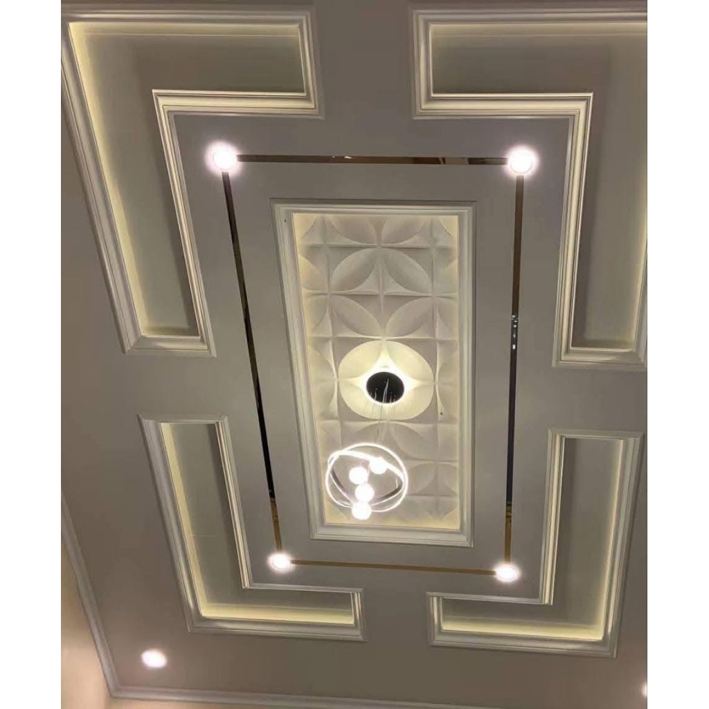 plafon gypsum terpasang minimalis