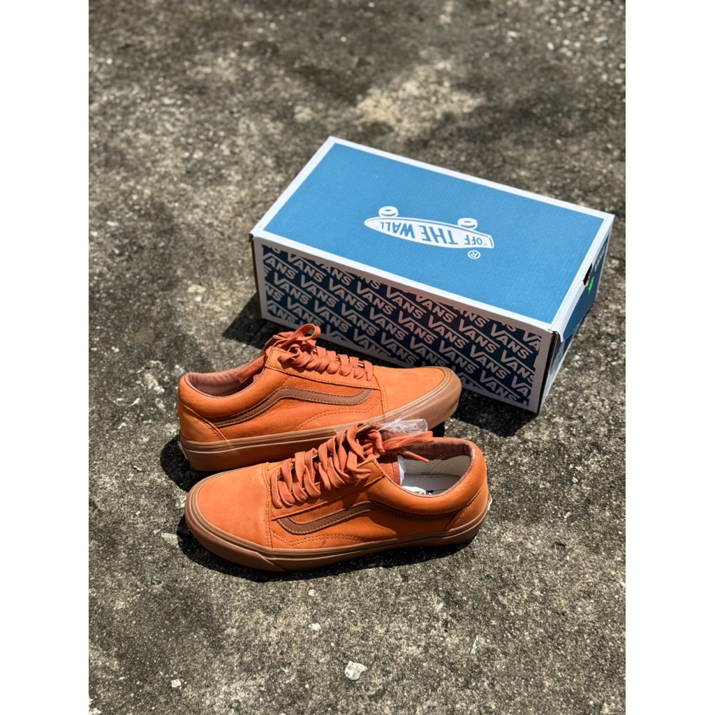 VANS VAULT OG OLDSKOOL BROWN LEATHER ORIGINAL