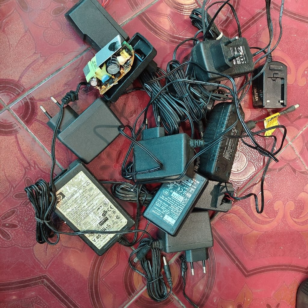 1Kilo adapter rusak Voltase dan amper campur diy experimen prats