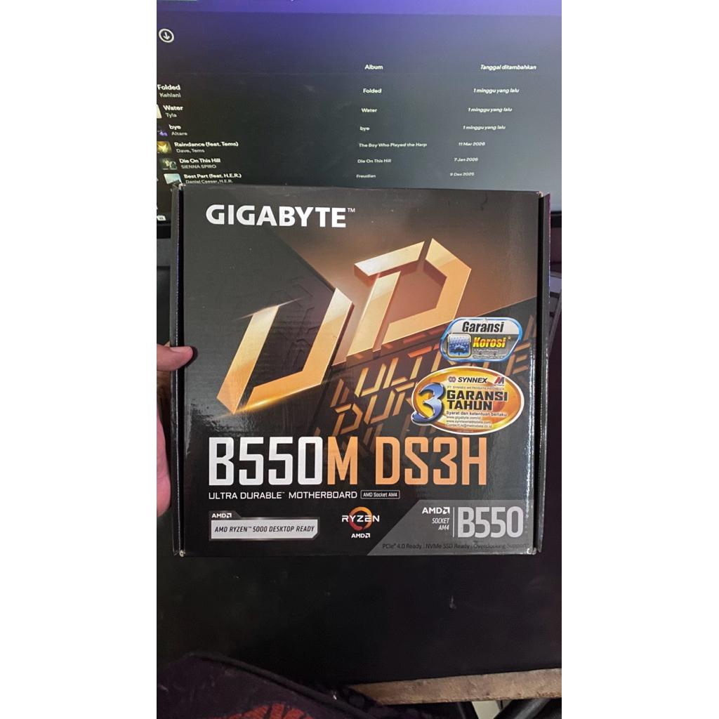 Gigabyte B550M DS3H Am4