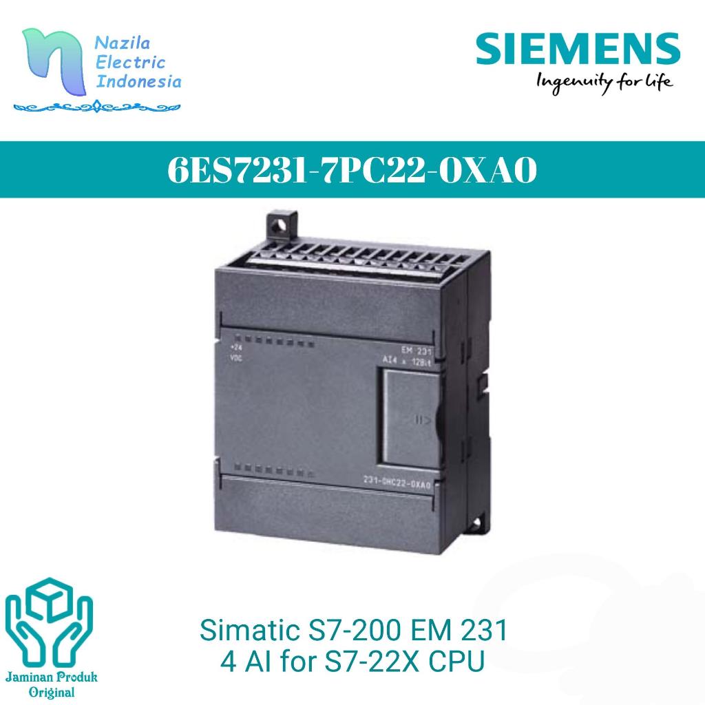 Siemens 6ES7 231 / 6ES7231-7PC22-0XA0 SIMATIC S7-200 EM231 Analog Input Module 4 Channel RTD / Resis