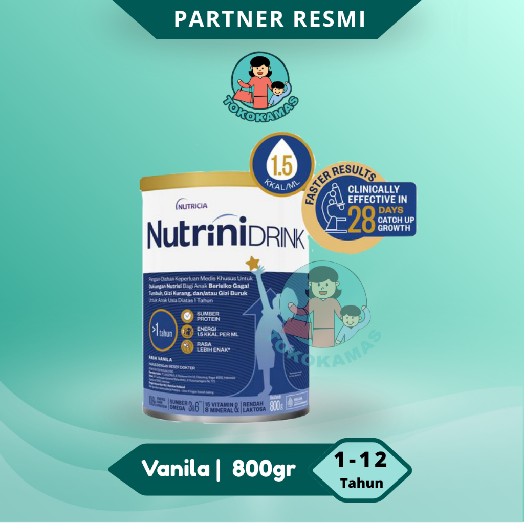 Nutrinidrink 800GR Susu Bubuk Formula Pertumbuhan 1-12 Tahun
