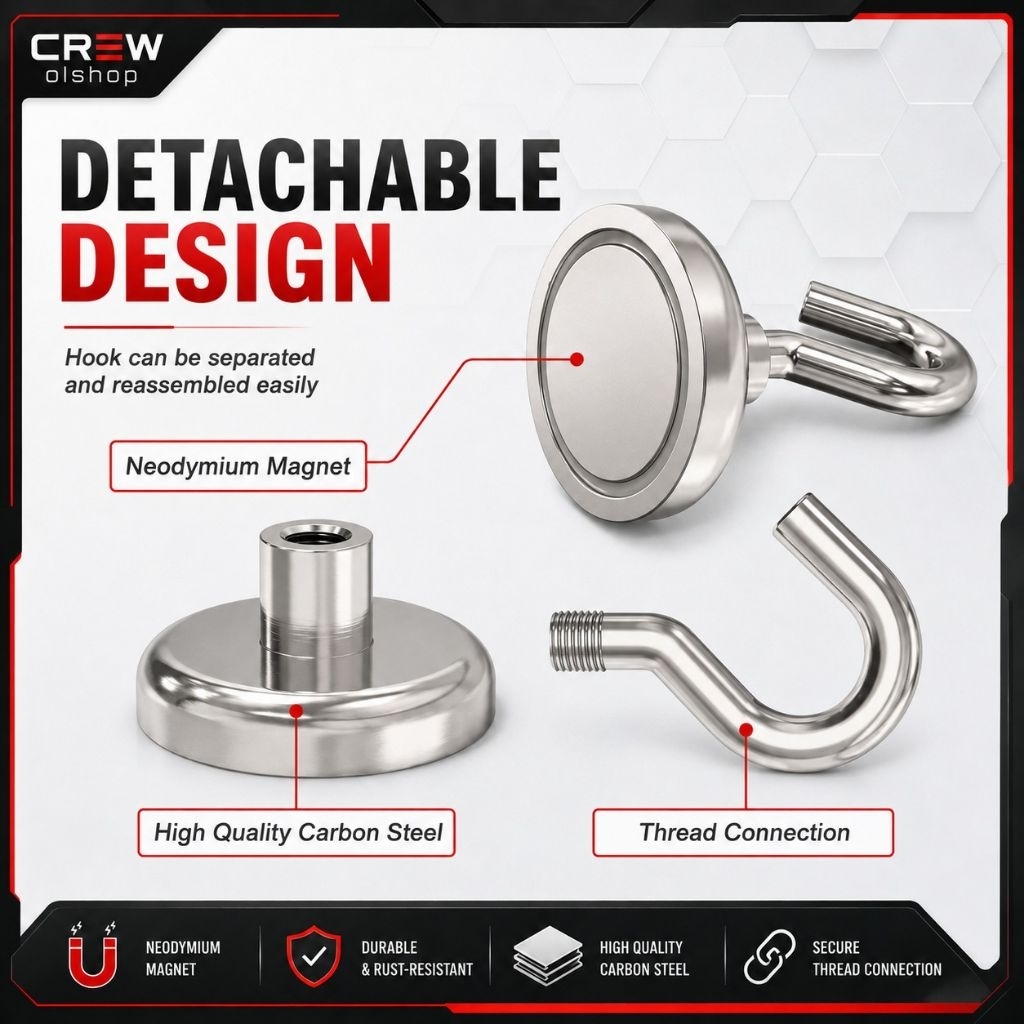 Gantungan Magnet Hook NEODYMIUM