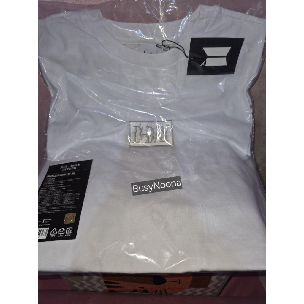 Official Oversized T-Shirt D-Day AgustD Size XL