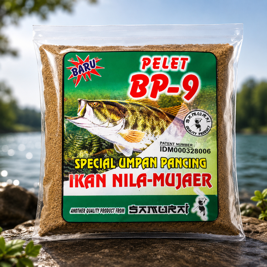 Pelet umpan mancing spesial ikan nila mujaer BP-9