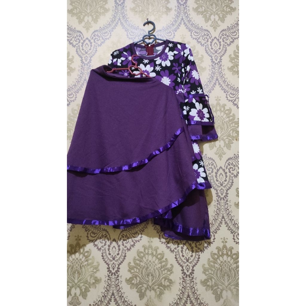 pl gamis set jilbab anak