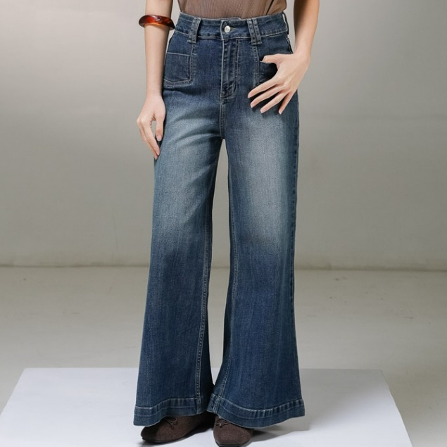 This Is April Yutori Pants Celana Panjang Wanita Casual Korean Look Denim