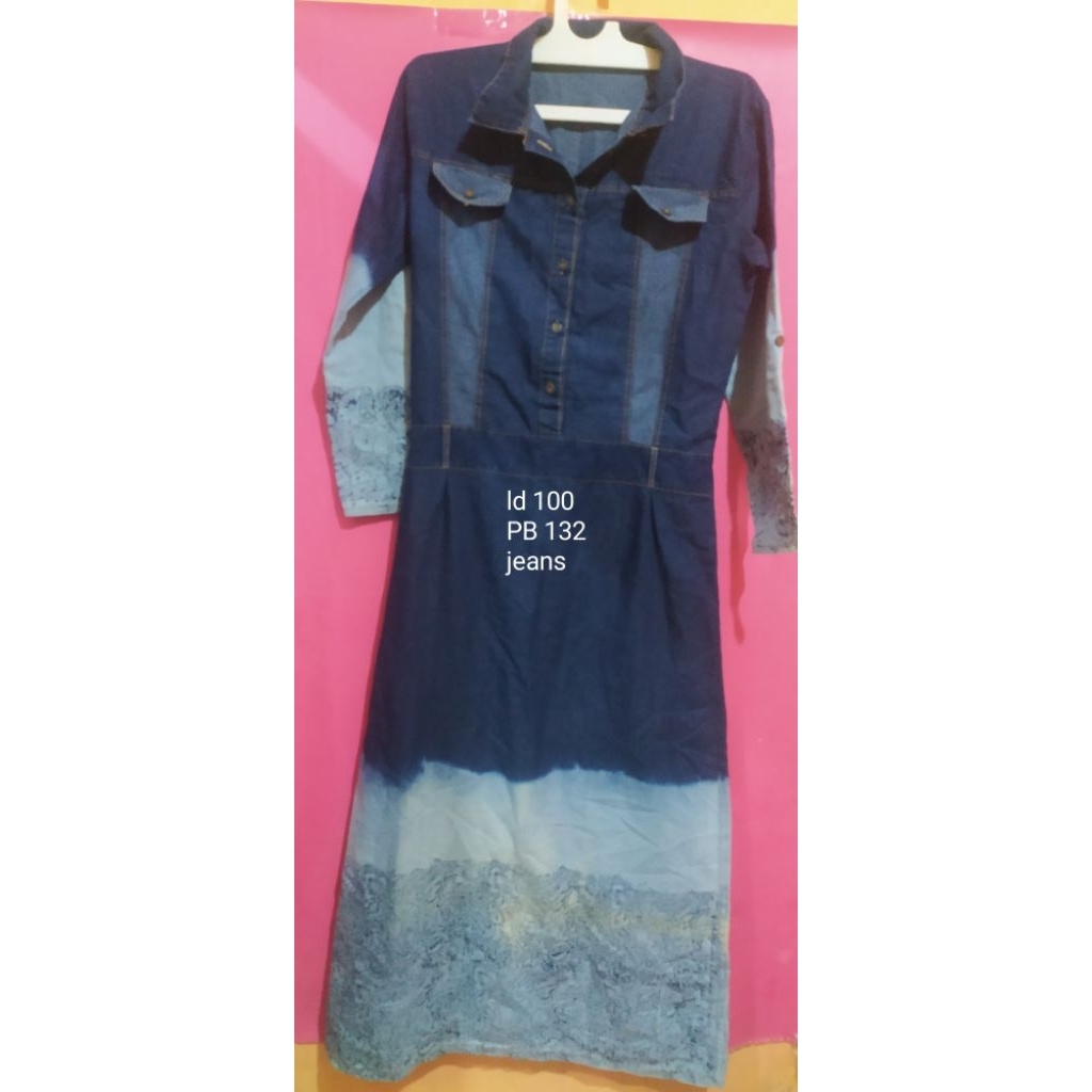 gamis+ MIDI jeans