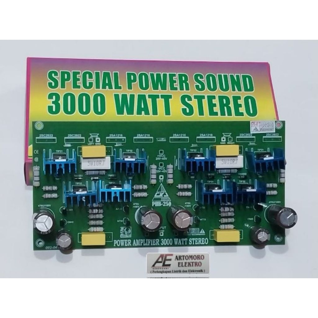 Kit power Amplifier 3000 Watt Stereo/phb250/ckj